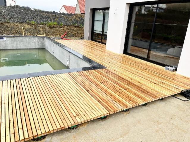 Construction de terrasse en bois