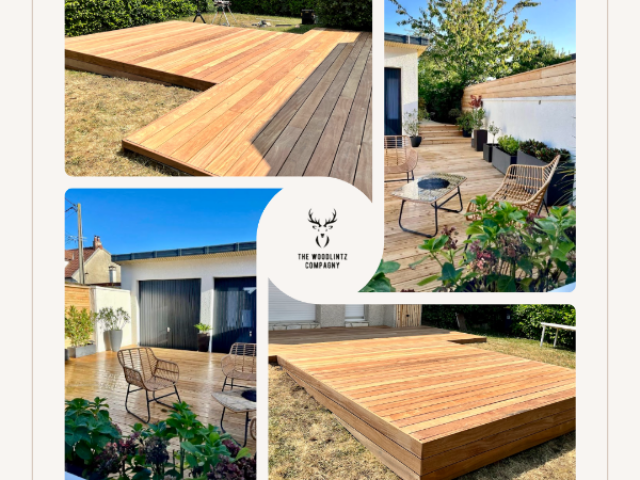 Réalisation d'une Terrasse en Bois sur Mesure de The WoodLintz Compagny